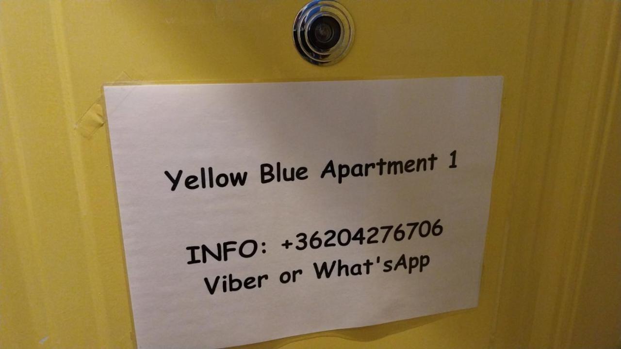 Yellow Blue Apartment 布达佩斯 外观 照片